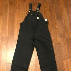 Carhartt Arctic Quilt Lined Duck Bib Overalls